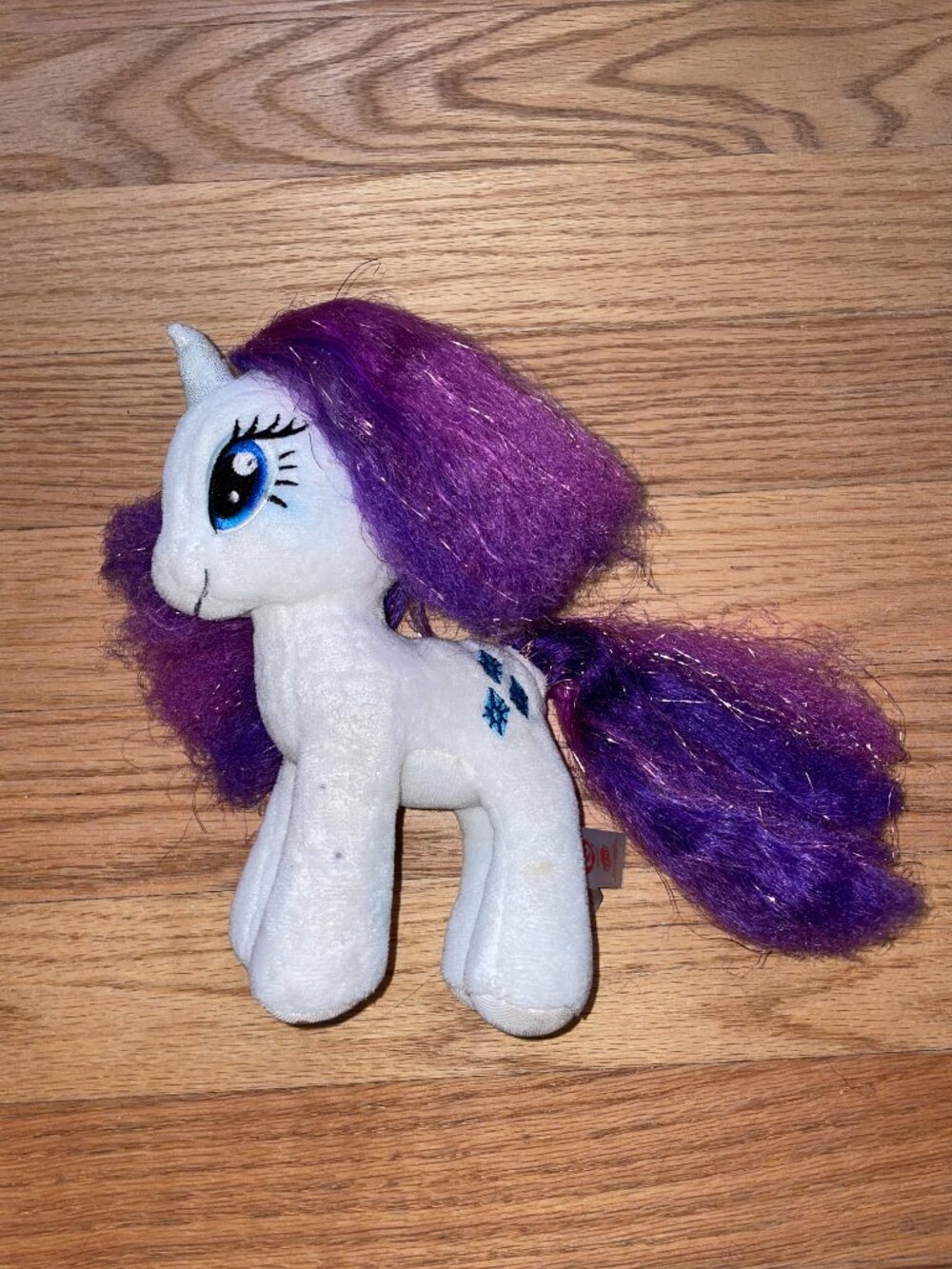 My Little Pony TY Rarity Plush Brushable